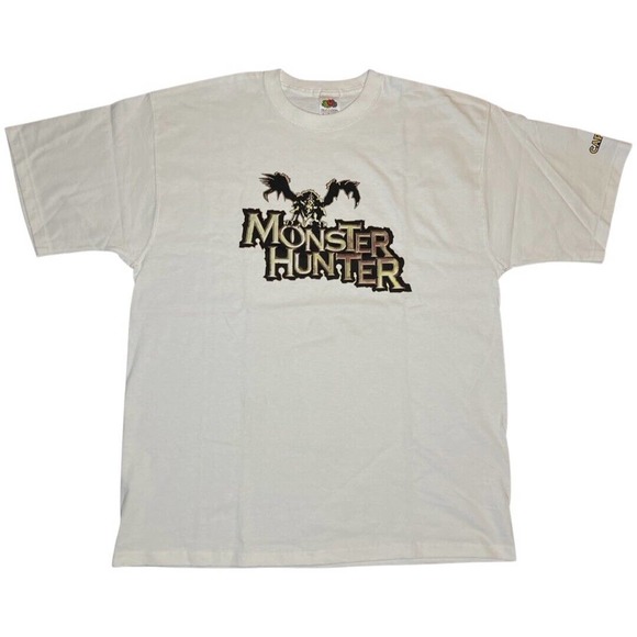 Vintage 00s Capcom Monster Hunter Video Game Promo Shirt Size XL New DS - Picture 1 of 3